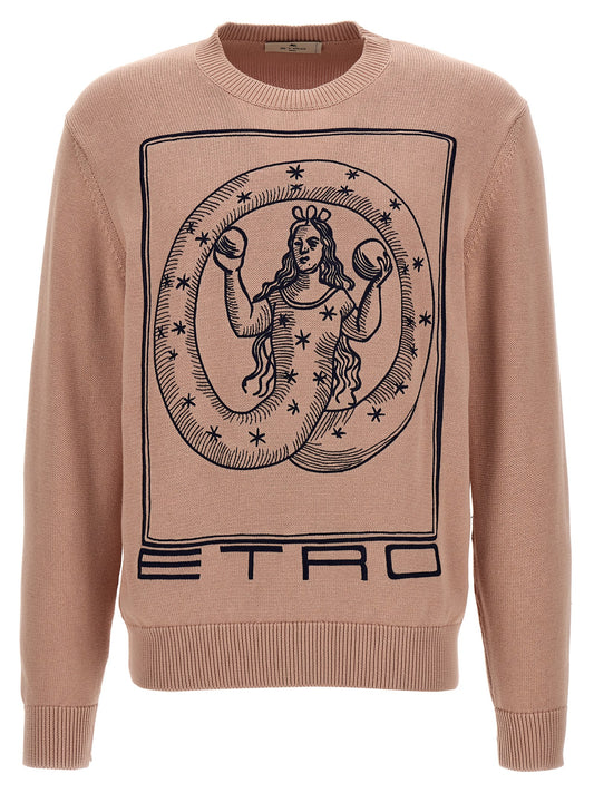 Logo embroidery sweater Sweater, cardigans