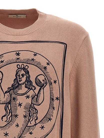 Logo embroidery sweater Sweater, cardigans