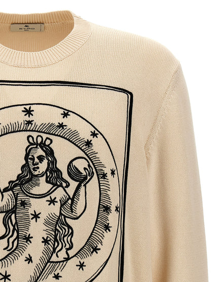 Logo embroidery sweater Sweater, cardigans