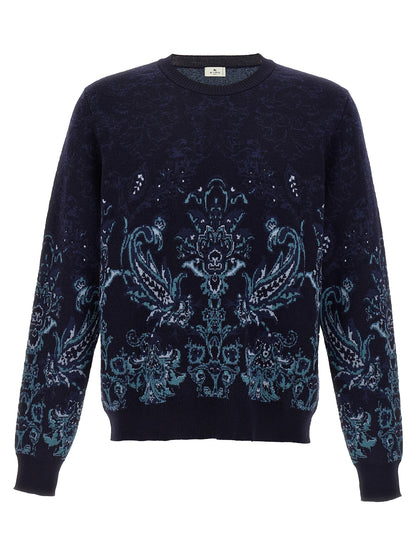 Paisley wool sweater Sweater, cardigans