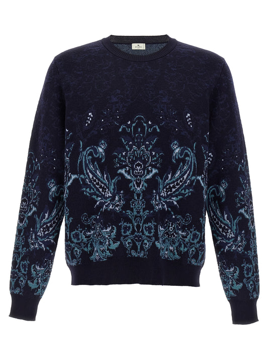Paisley wool sweater Sweater, cardigans