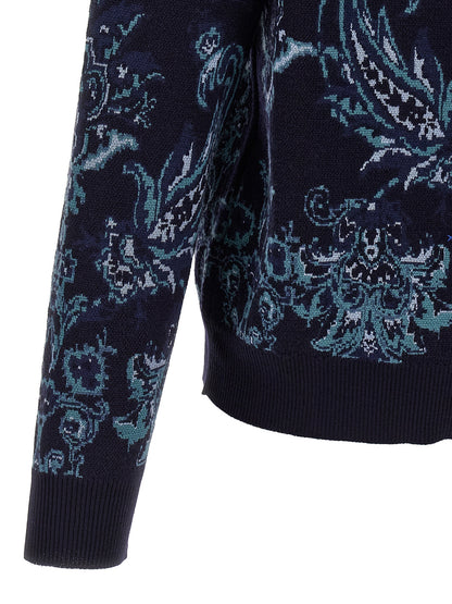 Paisley wool sweater Sweater, cardigans