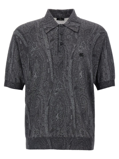 'Paisley' polo shirt Polo