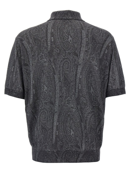 'Paisley' polo shirt Polo
