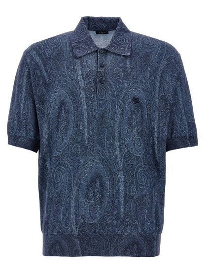 'Paisley' polo shirt Polo