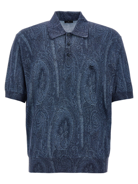'Paisley' polo shirt Polo