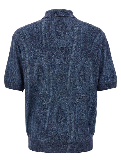 'Paisley' polo shirt Polo
