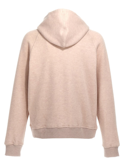 Logo embroidery wool hoodie Sweatshirt