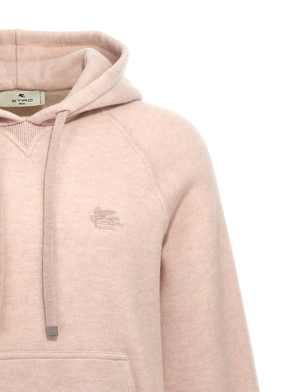 Logo embroidery wool hoodie Sweatshirt