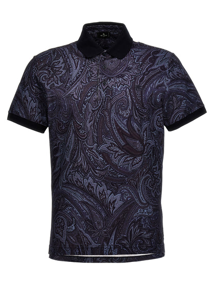 'Paisley' polo shirt Polo