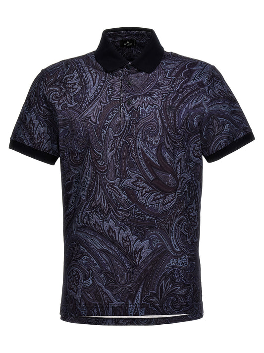 'Paisley' polo shirt Polo