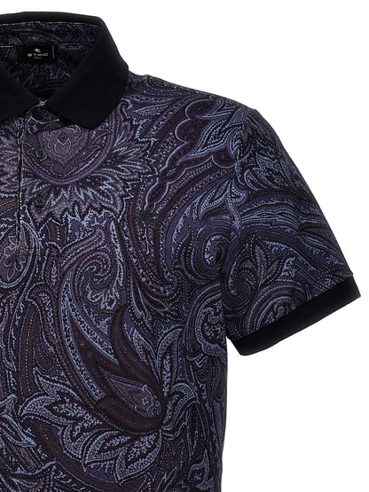 'Paisley' polo shirt Polo