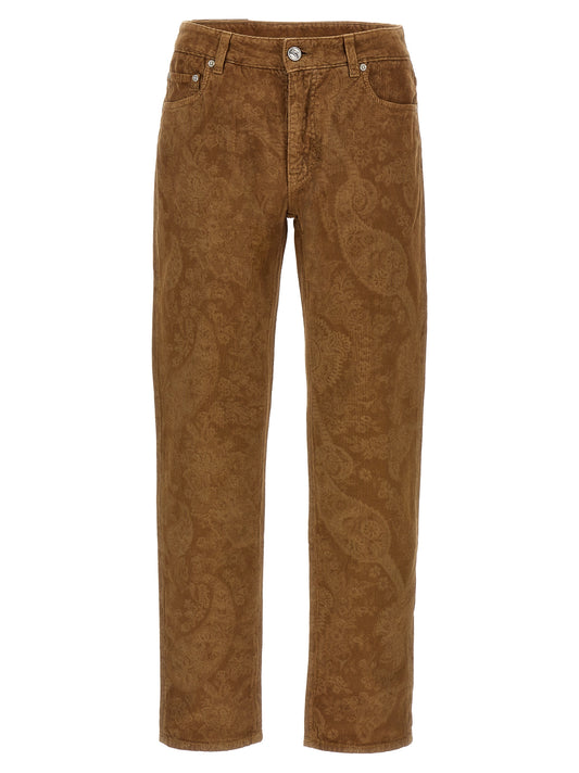 'Paisley' velvet pants Pants