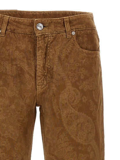 'Paisley' velvet pants Pants