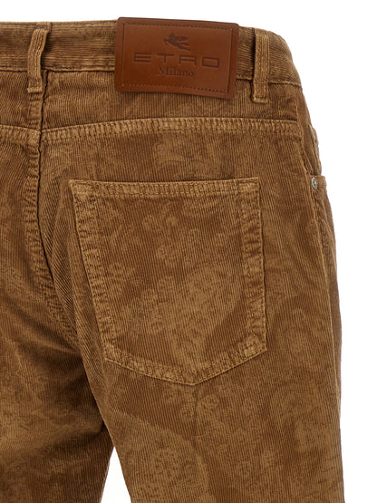 'Paisley' velvet pants Pants