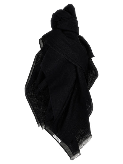 Lurex cashmere scarf Scarves, foulards