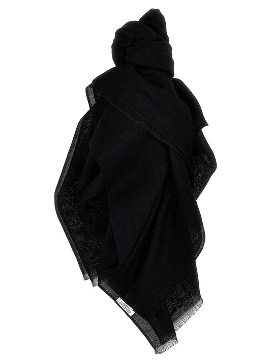 Lurex cashmere scarf Scarves, foulards