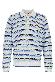 Casablanca Tuck stitch long sleeve polo shirt