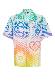 Casablanca Halftone logo cuban collar ss shirt