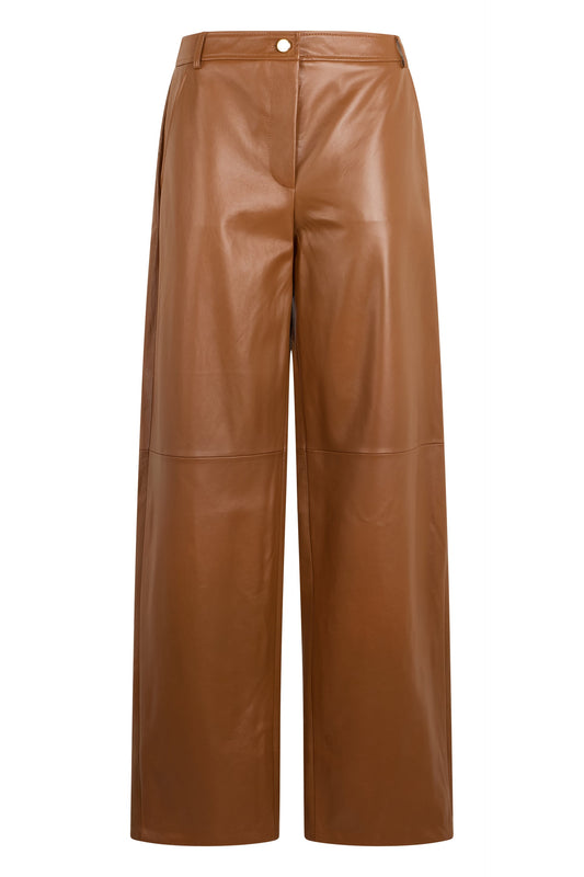Max Mara Studio Loose Leather Pants