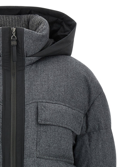 'Shiny Zipper Pull' long down jacket Down jacket, Parka, Casual jackets