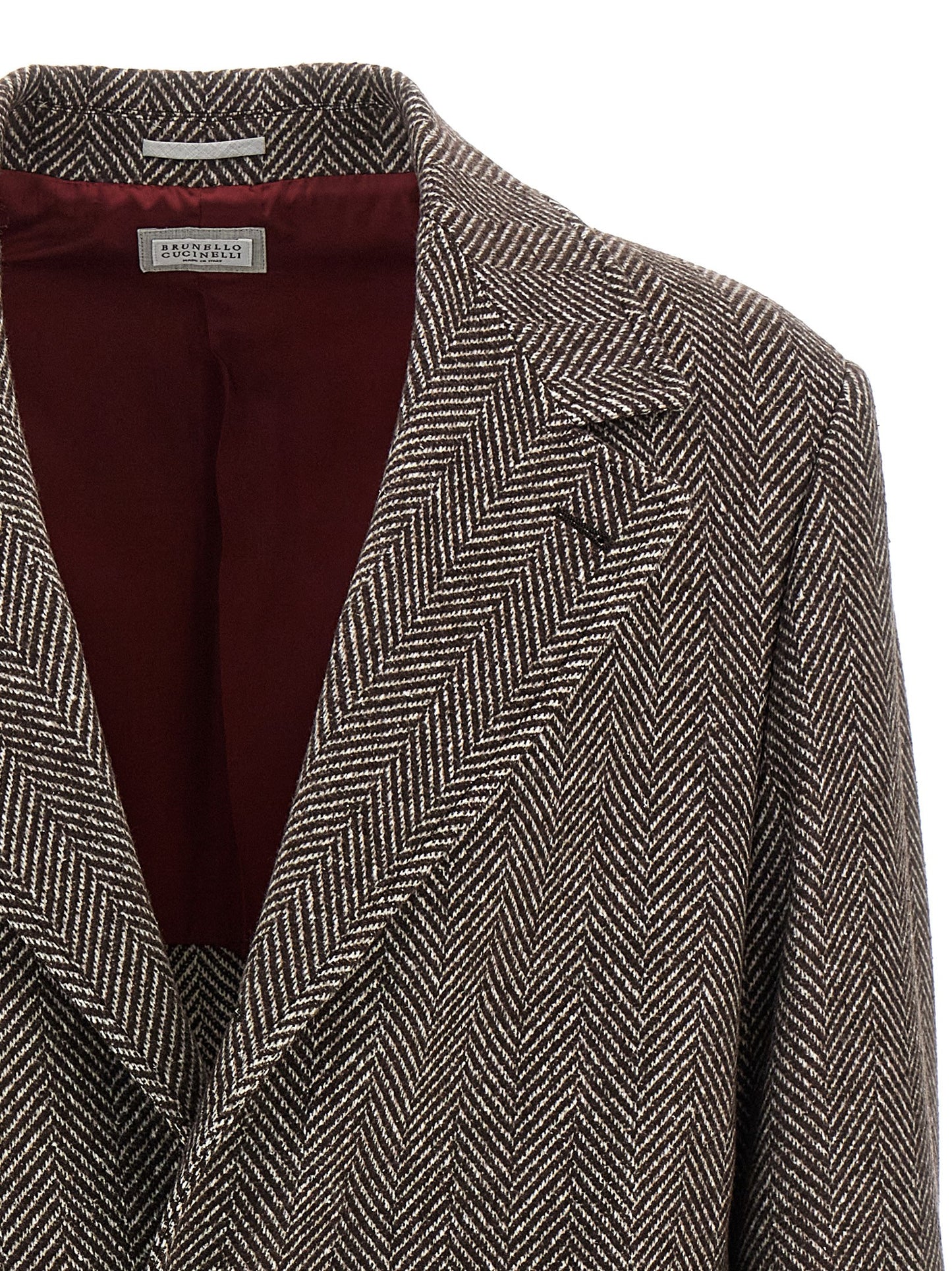 Single-breasted cashmere coat Coats, trench coats