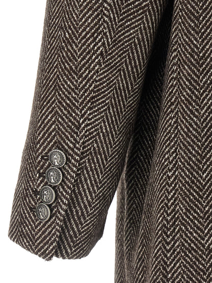 Single-breasted cashmere coat Coats, trench coats