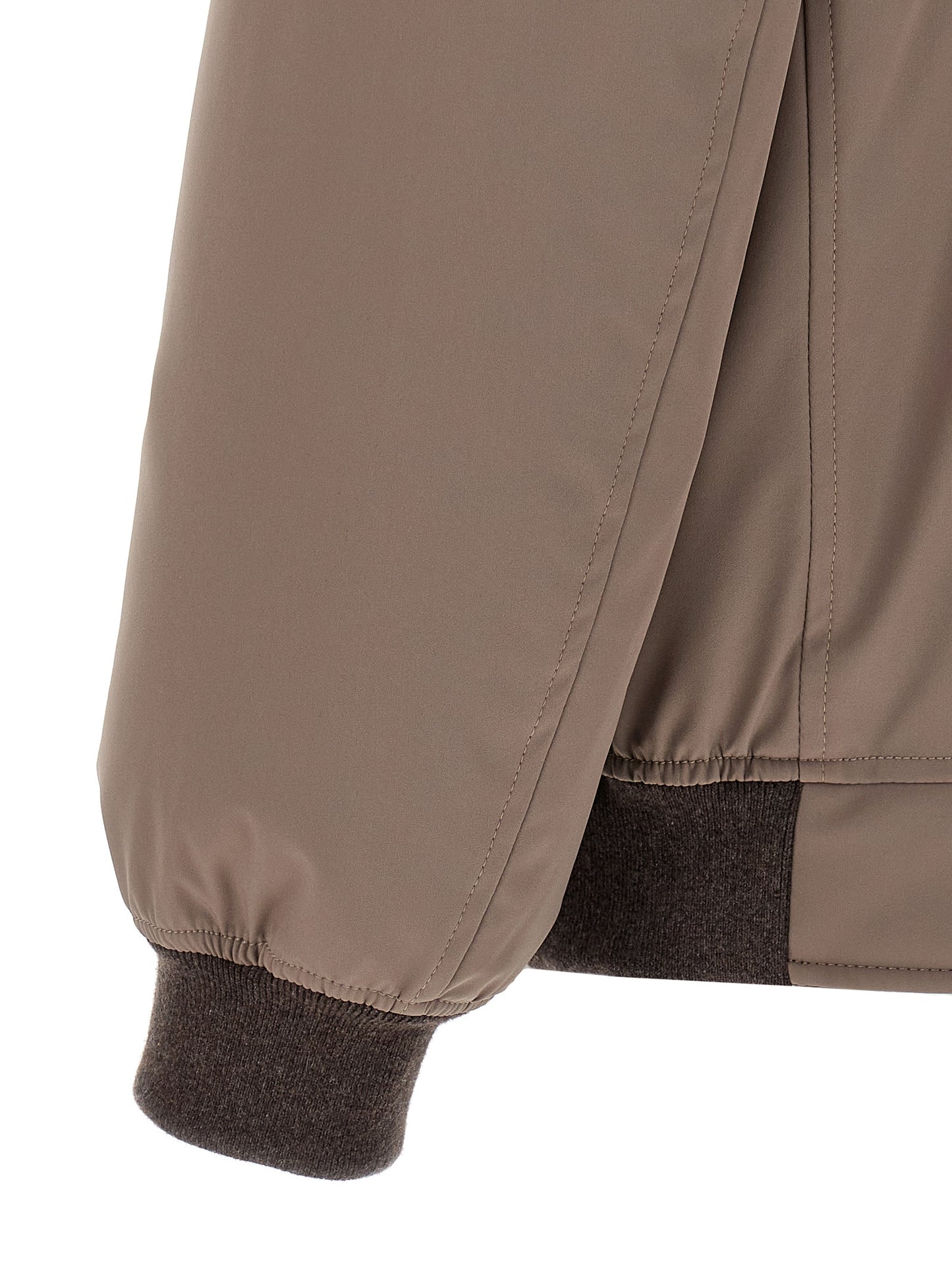 Sherling neck bomber jacket Down jacket, Parka, Casual jackets