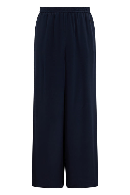 Max Mara Loose silk pants with drawstring