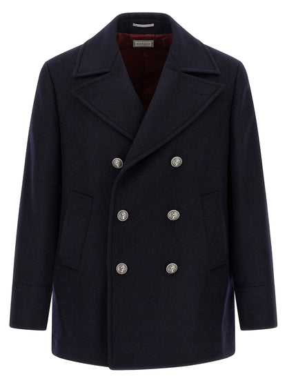 Double flannel caban Coats, trench coats