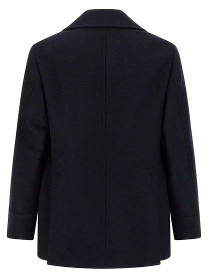 Double flannel caban Coats, trench coats