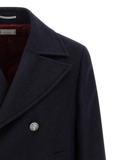 Double flannel caban Coats, trench coats