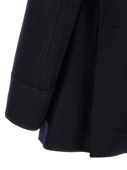 Double flannel caban Coats, trench coats