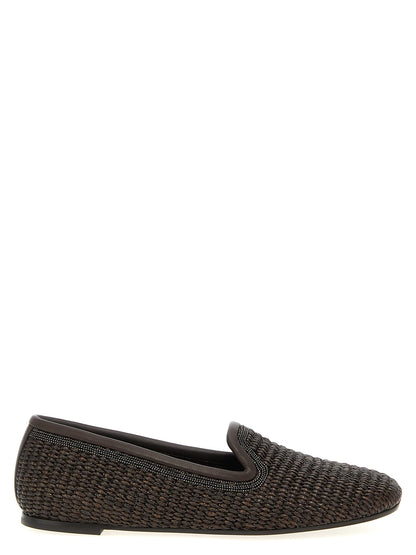 'Precious Trim' slippers Loafers