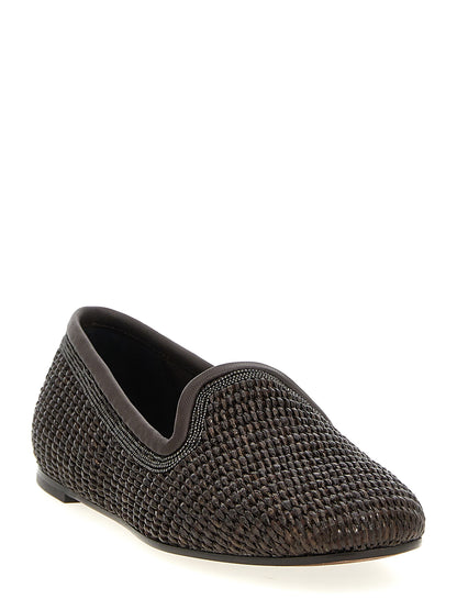 'Precious Trim' slippers Loafers