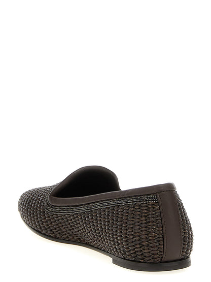 'Precious Trim' slippers Loafers