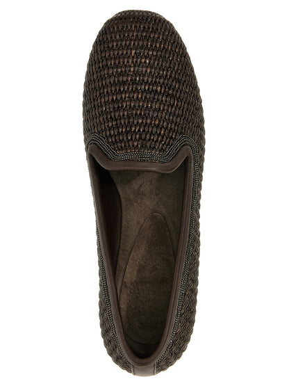 'Precious Trim' slippers Loafers