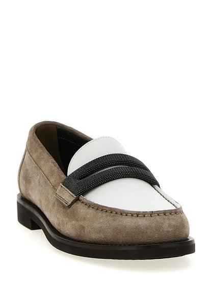 Two-tone loafers Loafers