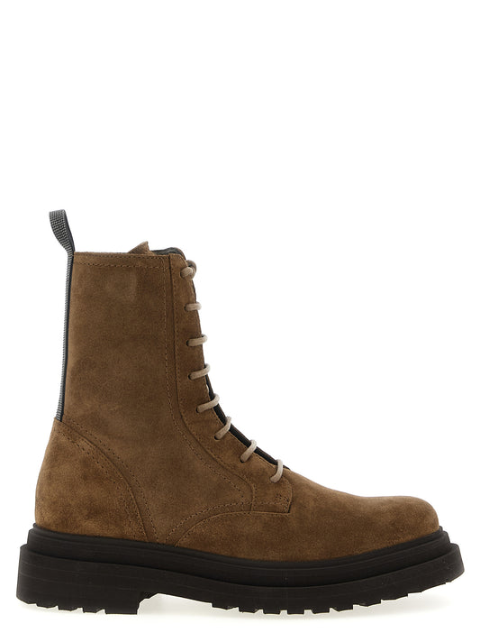 Suede combat boots Monile Boots, ankle boots