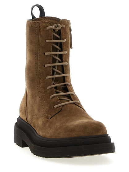 Suede combat boots Monile Boots, ankle boots