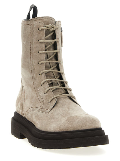 Suede combat boots Monile Boots, ankle boots