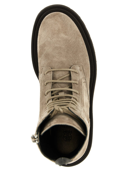 Suede combat boots Monile Boots, ankle boots