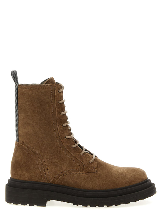 Suede combat boots Monile Boots, ankle boots