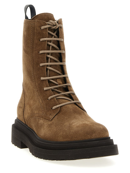 Suede combat boots Monile Boots, ankle boots