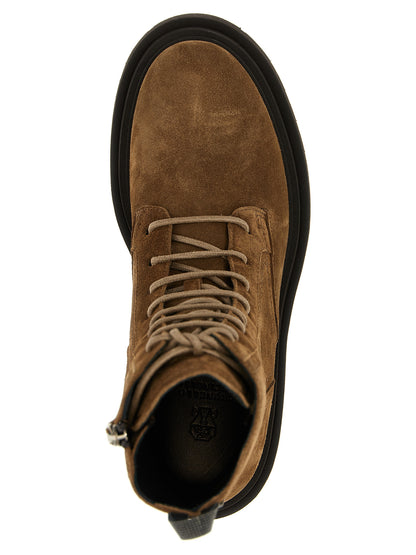 Suede combat boots Monile Boots, ankle boots