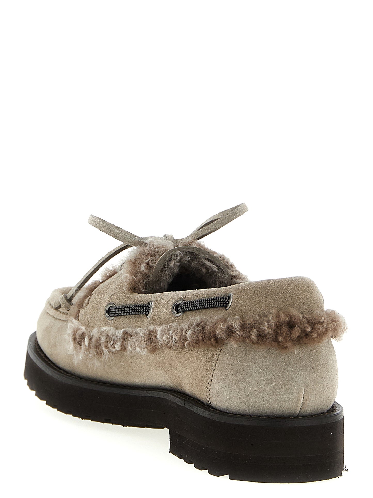 'Precious Insert' boat shoe Loafers