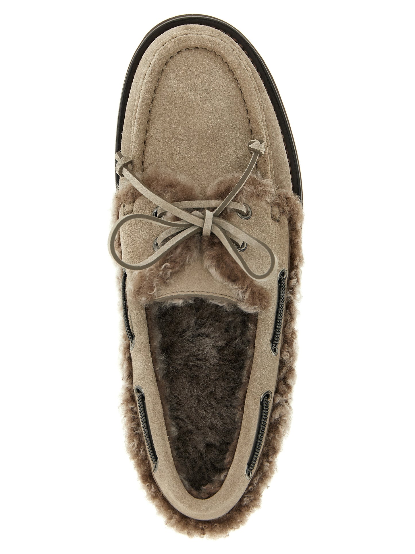 'Precious Insert' boat shoe Loafers