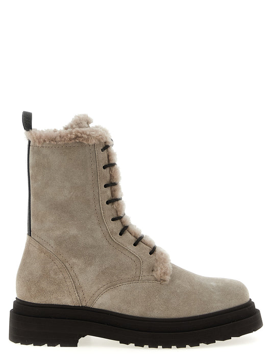 Suede combat boots Monile Boots, ankle boots