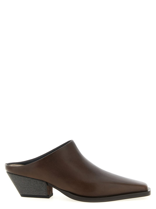 'Precious Heels' sabots Flat shoes