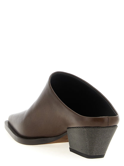 'Precious Heels' sabots Flat shoes